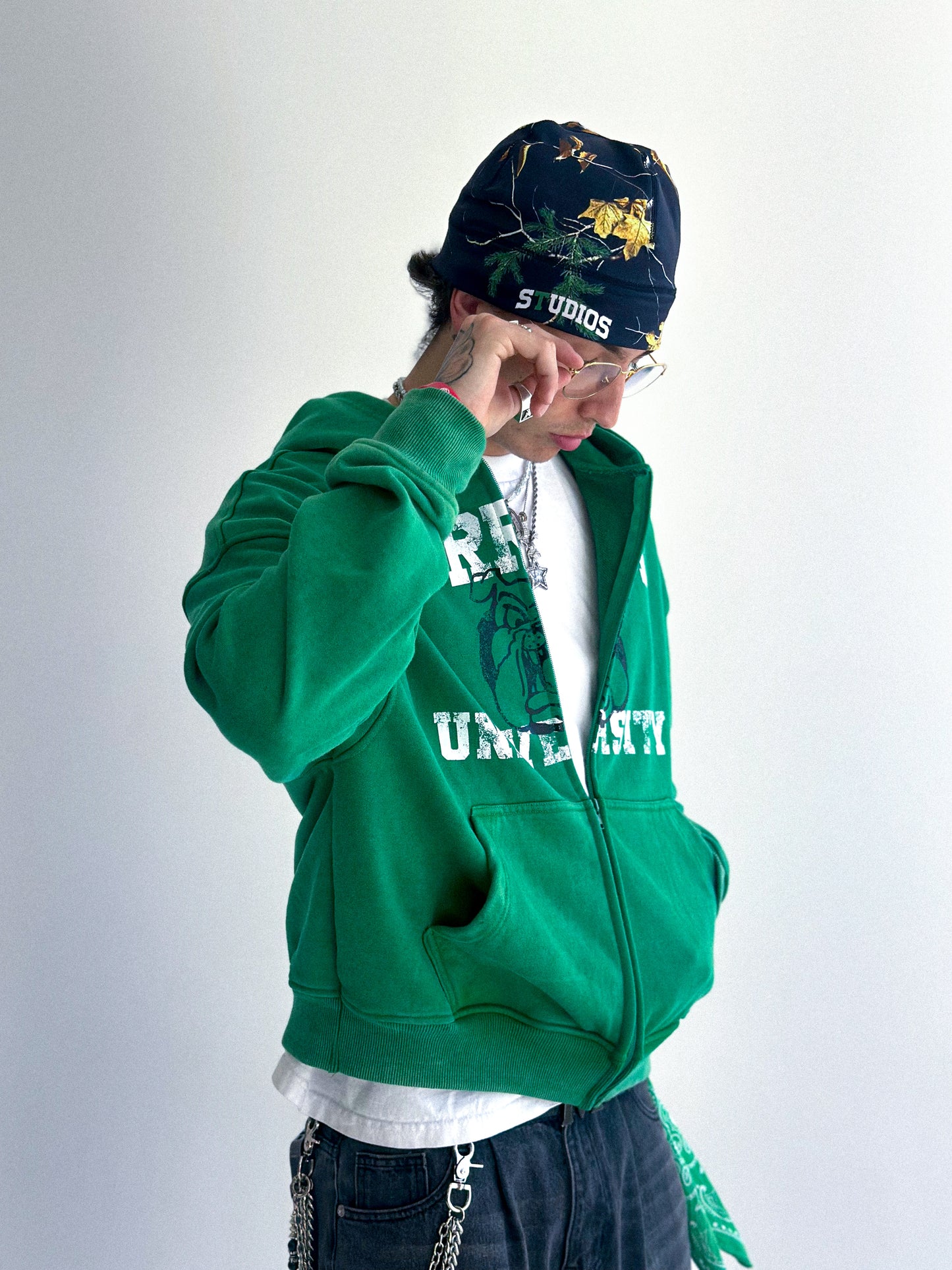University Zip Up (Green)